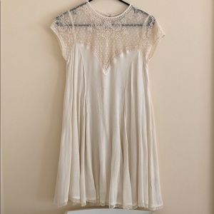 Urban Outfitters Cream Lace Dress